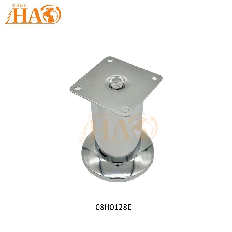 Naujas dizainas H100 mm chromo baldų koja